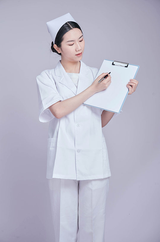护士白衣天使医务人员人物摄影图片