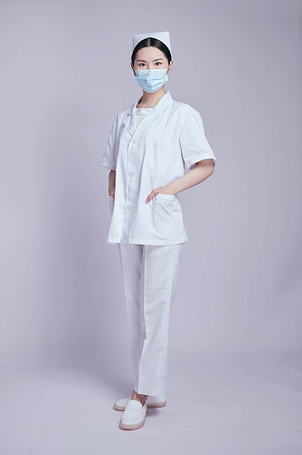 医院护士口罩医疗医务人员人物摄影图片