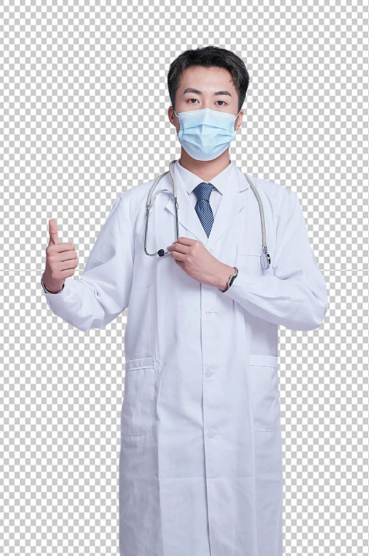免抠png医生点赞医务人员人物摄影图片