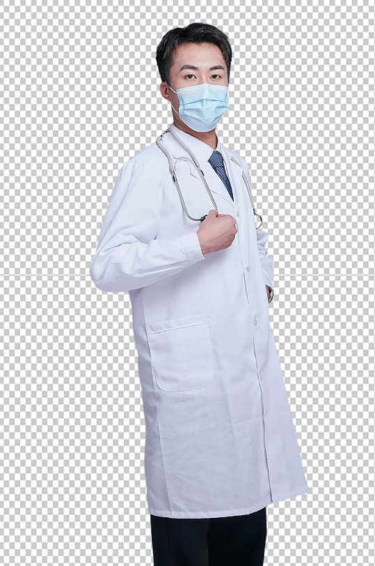 免抠医生白大褂医疗医务人物摄影图片png