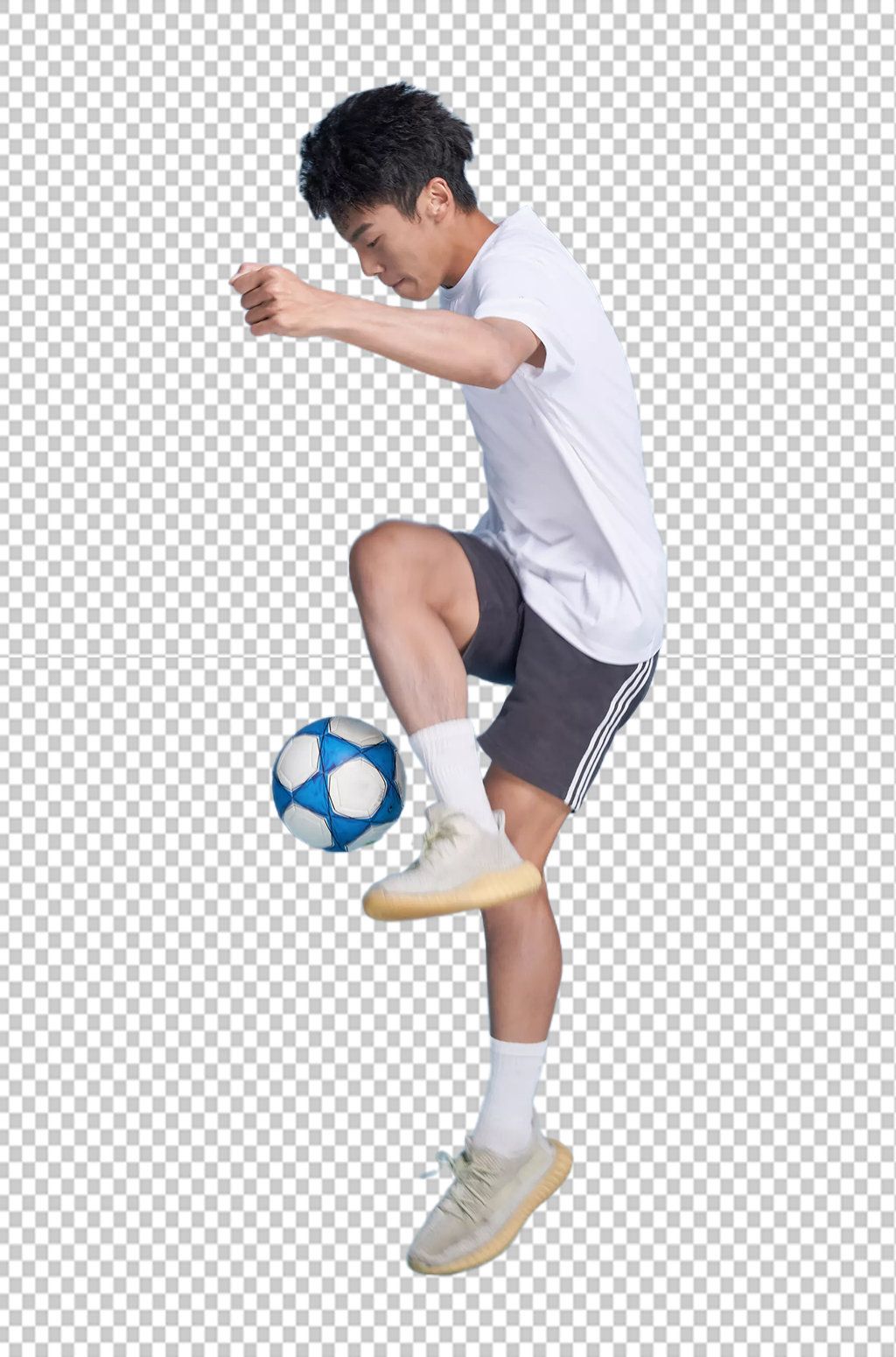 踢足球男生体育运动人物免抠png摄影图