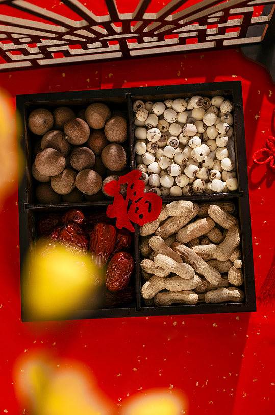 花生红枣桂圆薏米营养五谷杂粮摄影图片-众图网