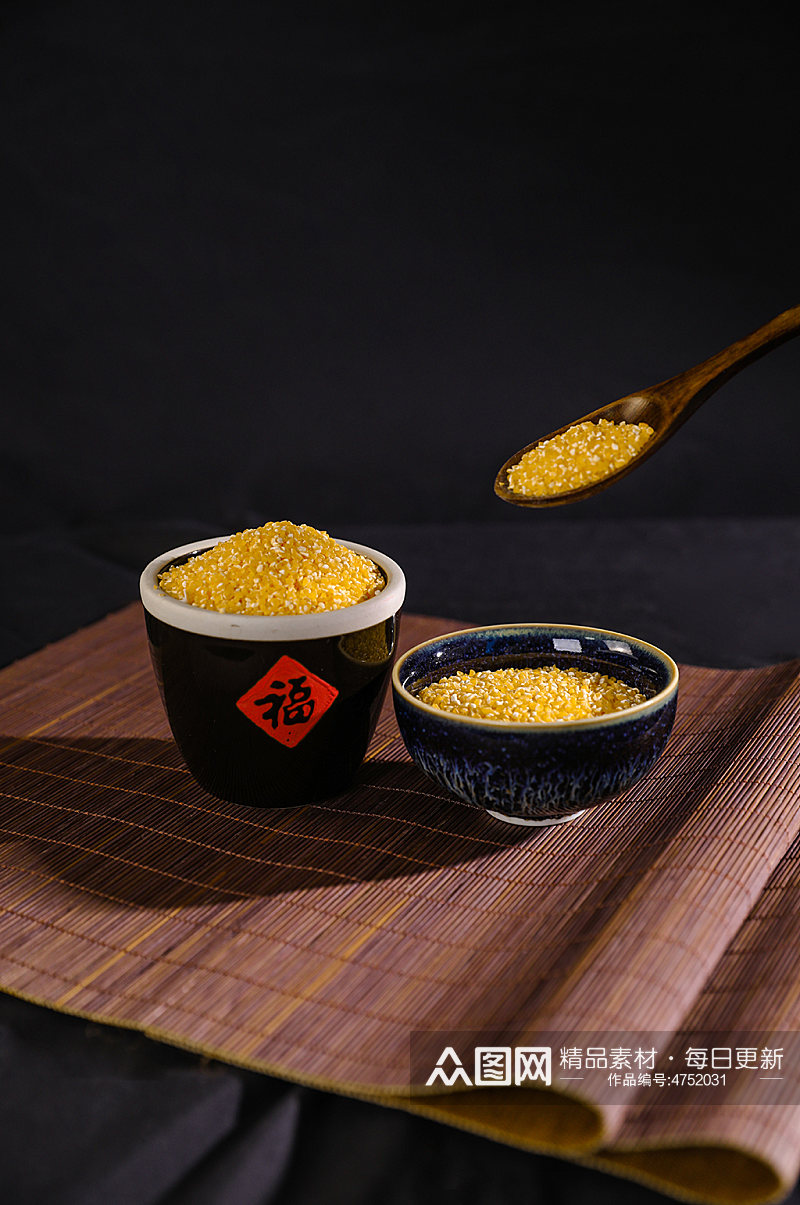 小米粮食营养五谷杂粮摄影图片素材