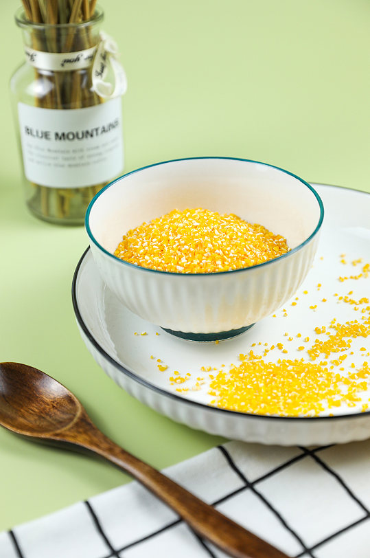 小米粥健康杂粮美食营养五谷杂粮摄影图片-众图网