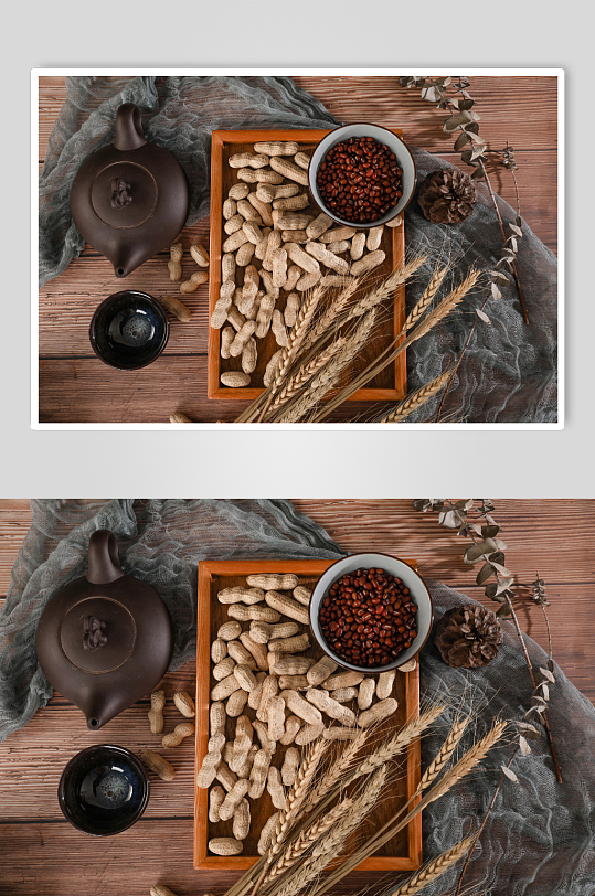 红豆粥红豆沙营养五谷杂粮摄影图片-众图网