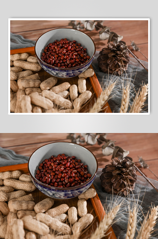 红豆粥红豆沙营养五谷杂粮摄影图片-众图网