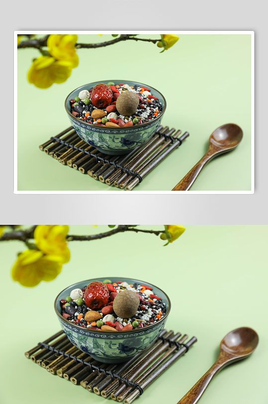 八宝粥健康杂粮美食营养五谷杂粮摄影图片-众图网