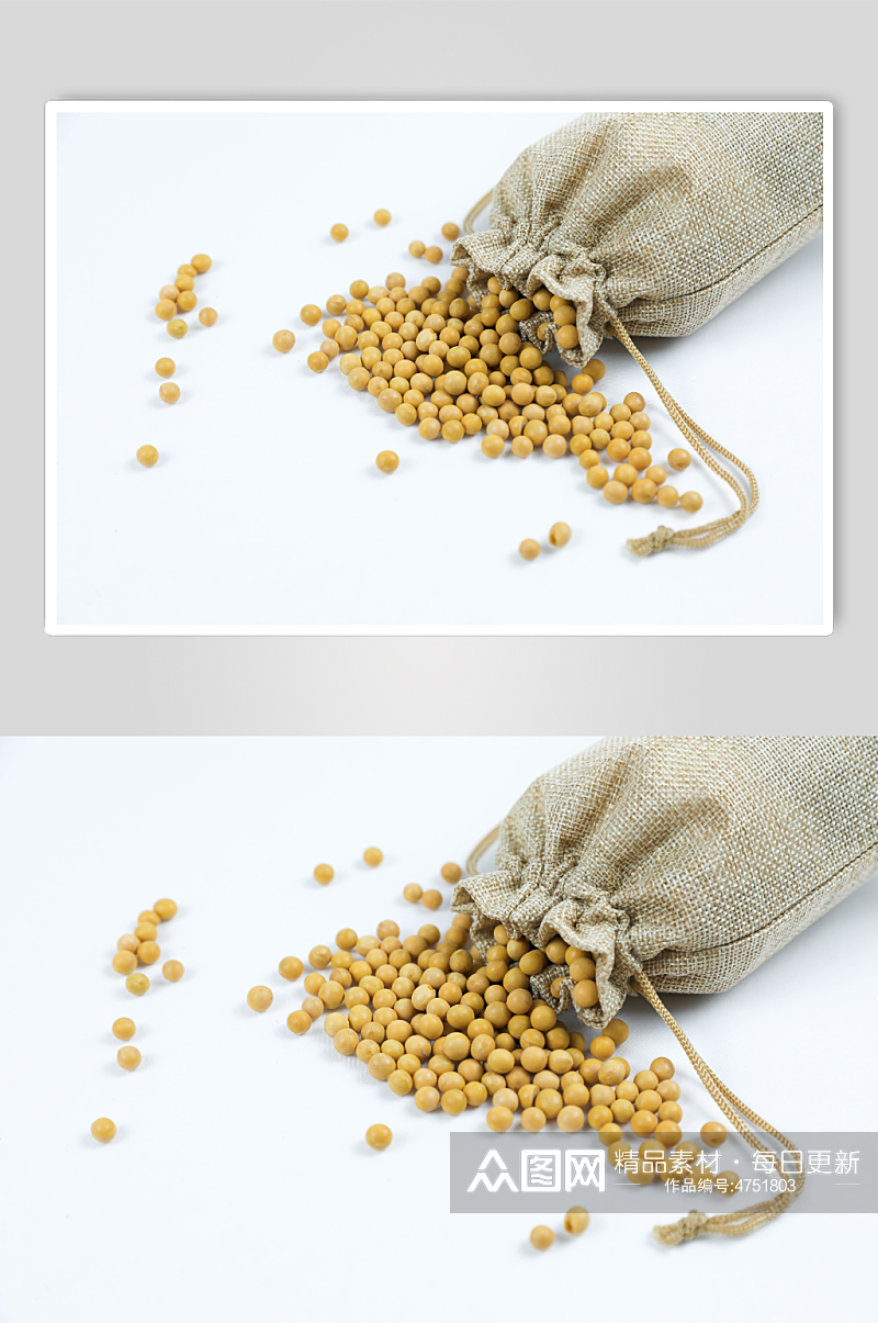 黄豆粗粮营养五谷杂粮摄影图片素材