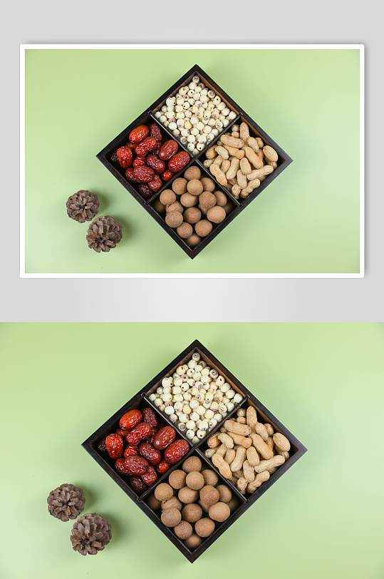 红枣薏米桂圆花生摄影营养五谷杂粮摄影图片-众图网