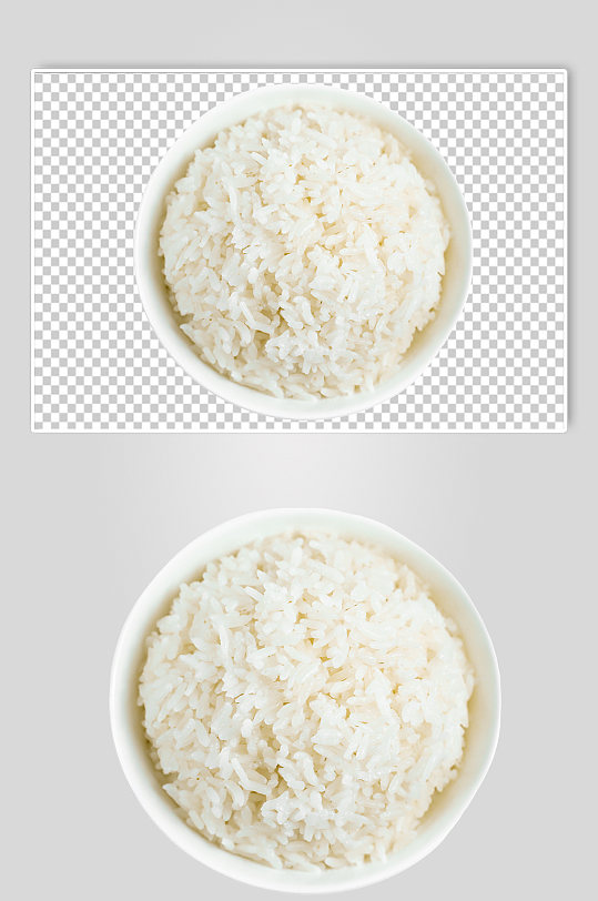 白米饭主食五谷杂粮摄影图片PNG免抠元素