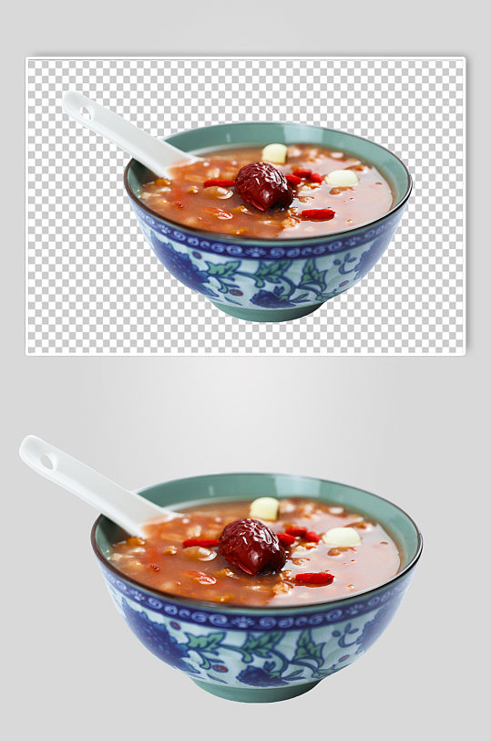 八宝粥腊八粥摄影图片PNG免抠元素