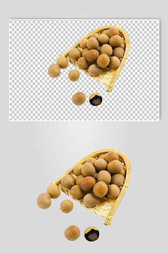 龙眼桂圆五谷杂粮摄影图片PNG免抠元素