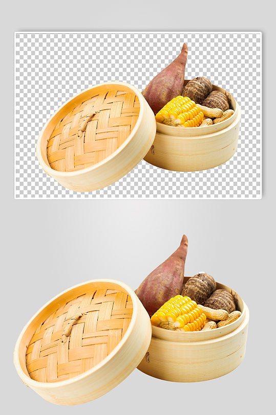 红薯芋头五谷杂粮摄影图片PNG免抠元素