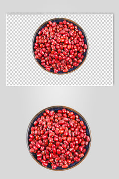小红豆五谷杂粮摄影图片PNG免抠元素