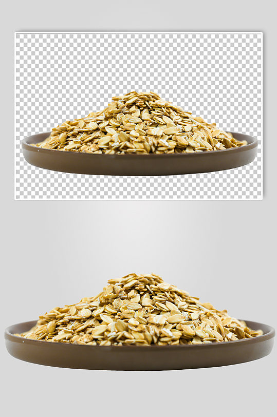 燕麦片五谷杂粮摄影图片PNG免抠元素