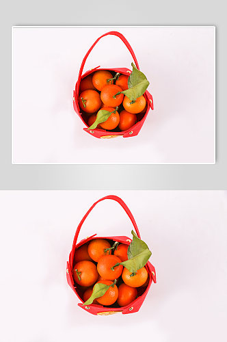新年橘子春节物品元素背景摄影图片