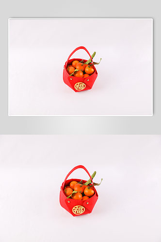 新年橘子春节物品元素背景摄影图片