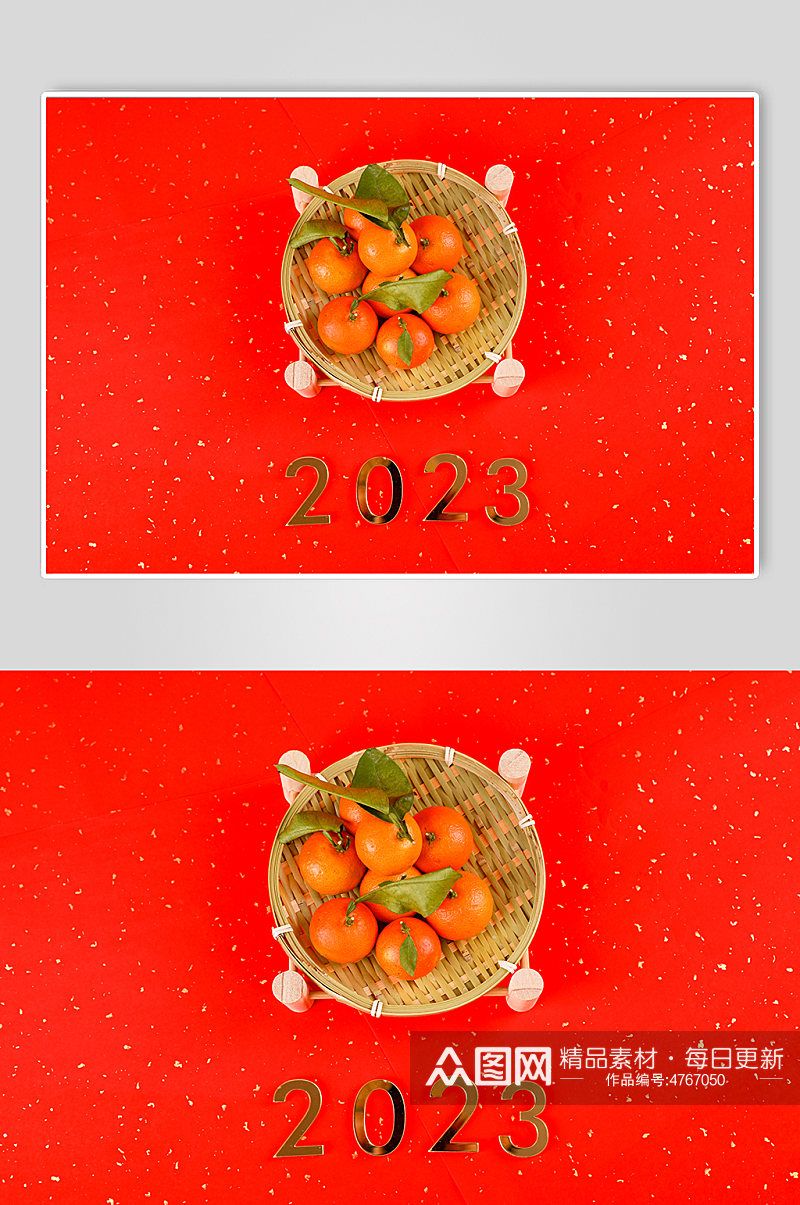 新年美食橘子春节物品元素摄影图片素材