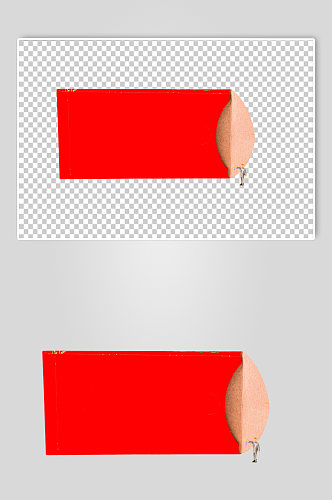 红包微距小人春节物品摄影图PNG免抠元素