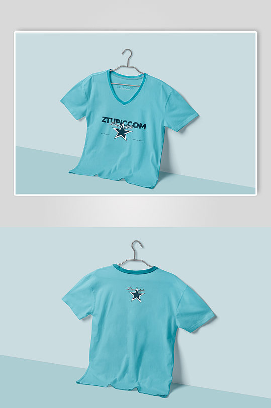 文创儿童T恤衣服样机模版样机设计-众图网