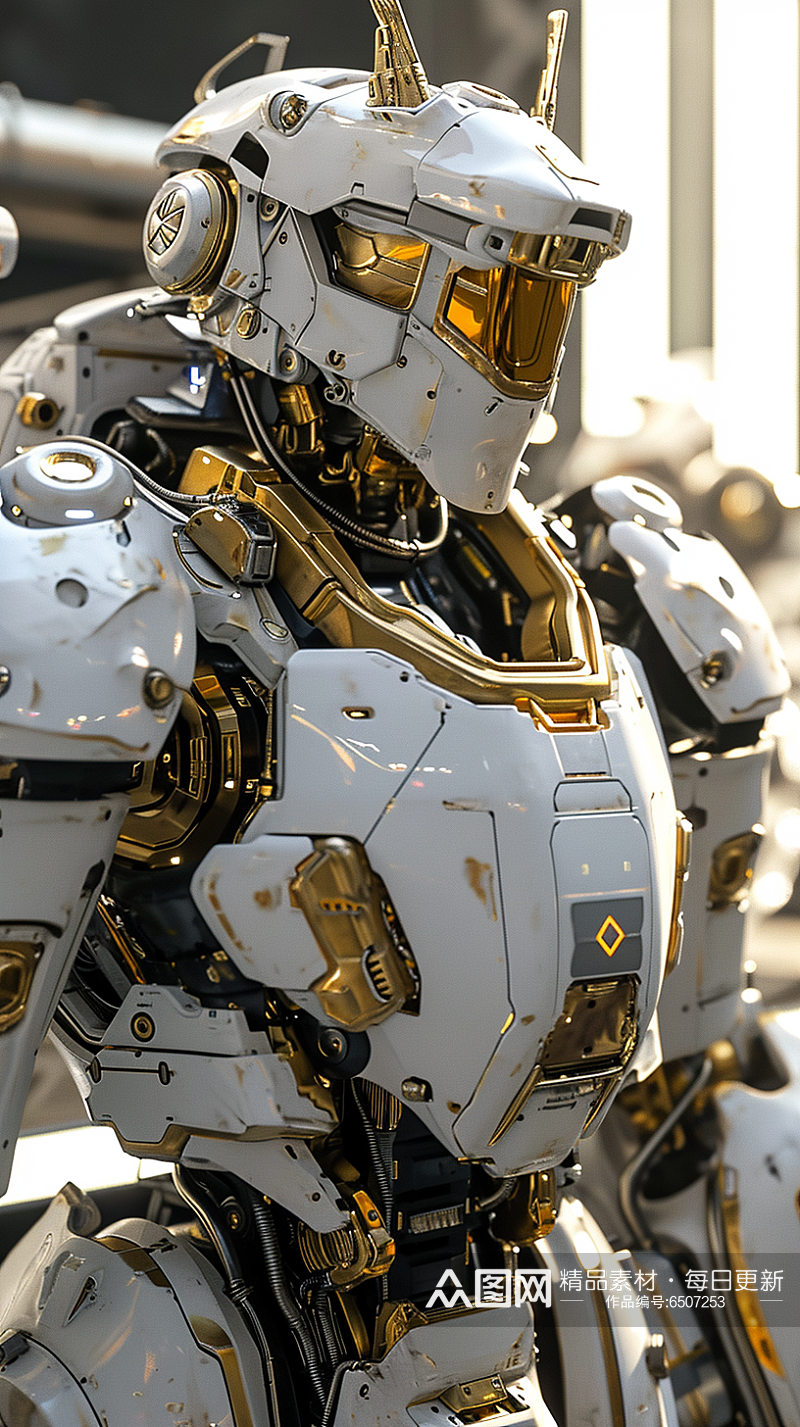 科技感未来空间机甲机械机器人素材