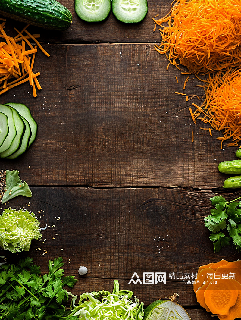 创意厨房案板生鲜食材蔬菜水果沙拉轻食素材