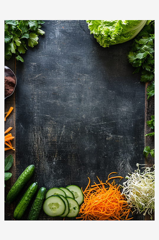 创意厨房案板生鲜食材蔬菜水果沙拉轻食