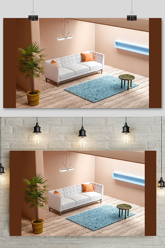 c4d电商场景元素设计-众图网