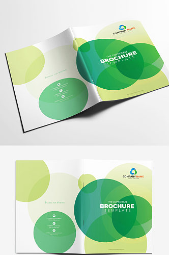 绿色环保企业画册封面设计