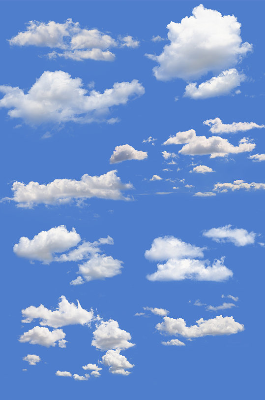 蓝天白云免抠素材-众图网