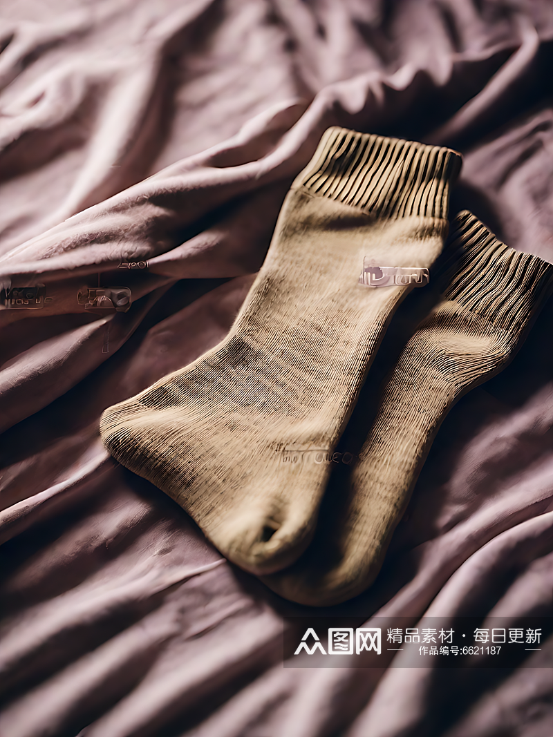 摄影风袜子AI数字艺术素材