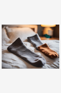 摄影风袜子AI数字艺术
