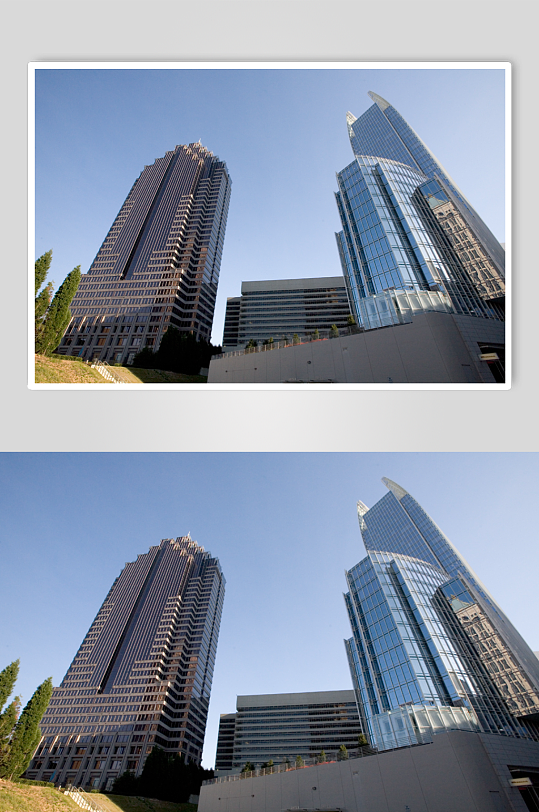实拍城市建筑高楼大厦图片