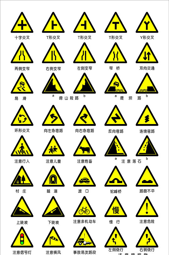 道路交通标识大全