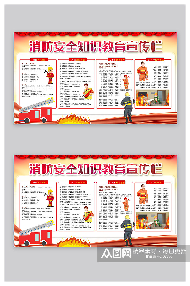 消防安全知识教育宣传栏素材