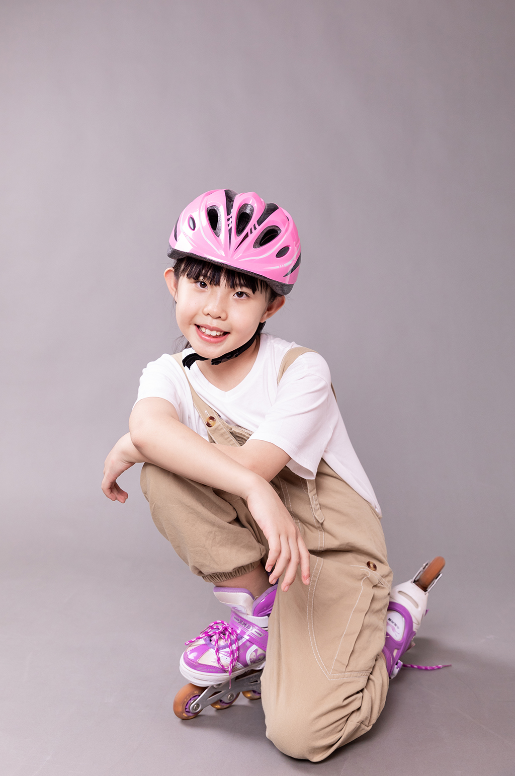 女孩儿童轮滑人物摄影图片素材