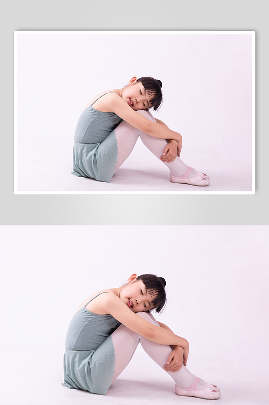 跳舞的小女孩摄影图-众图网