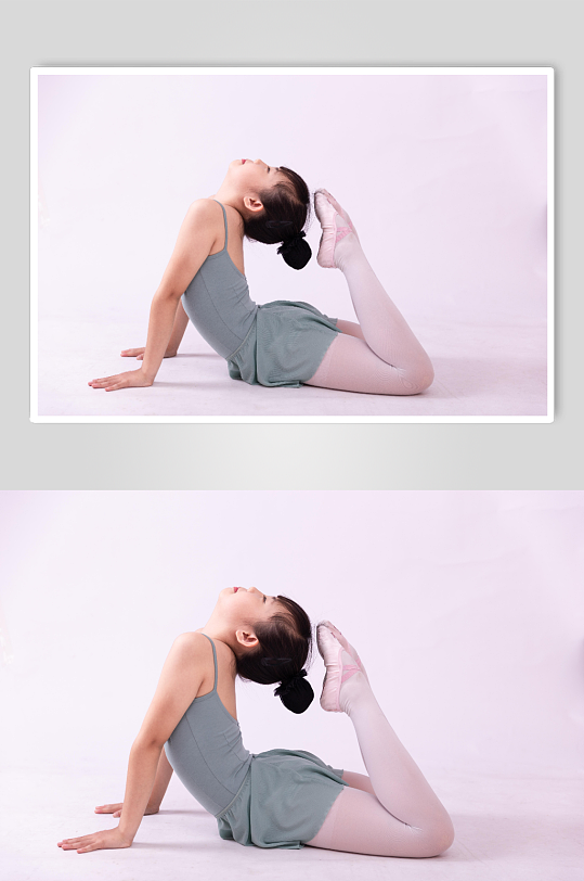 跳舞的小女孩摄影图-众图网