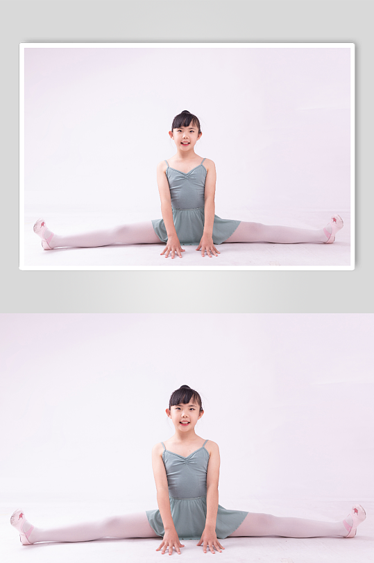 跳舞的小女孩摄影图-众图网