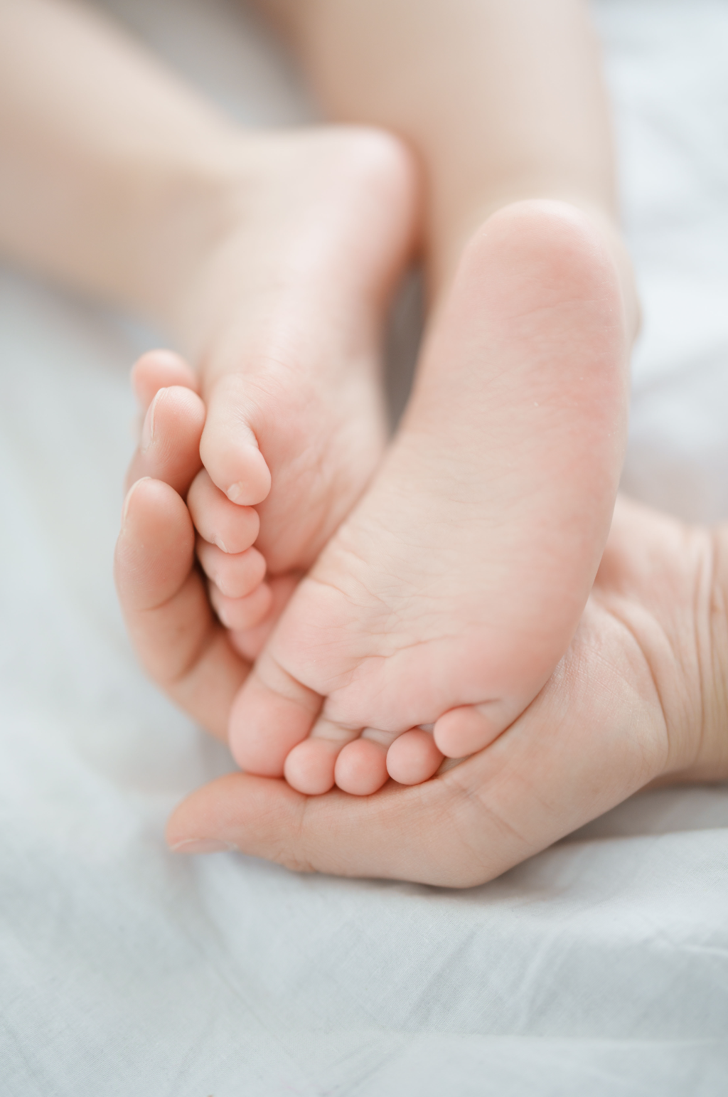 温馨婴幼儿脚部人物摄影图片素材