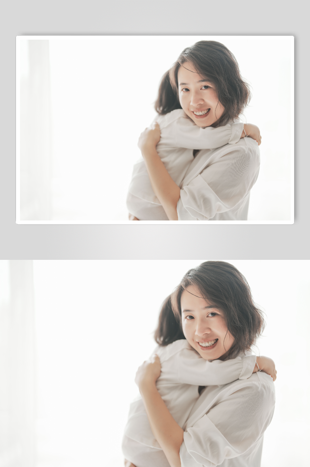 开心怀抱母婴亲子人物摄影图片素材