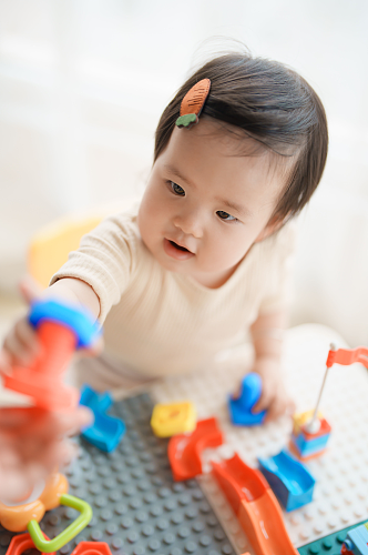 婴幼儿早教摄影图