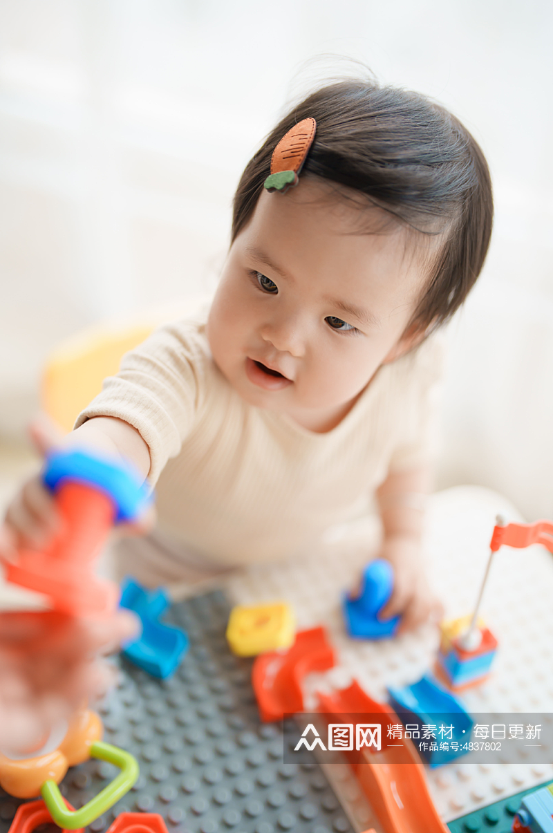 婴幼儿早教摄影图素材