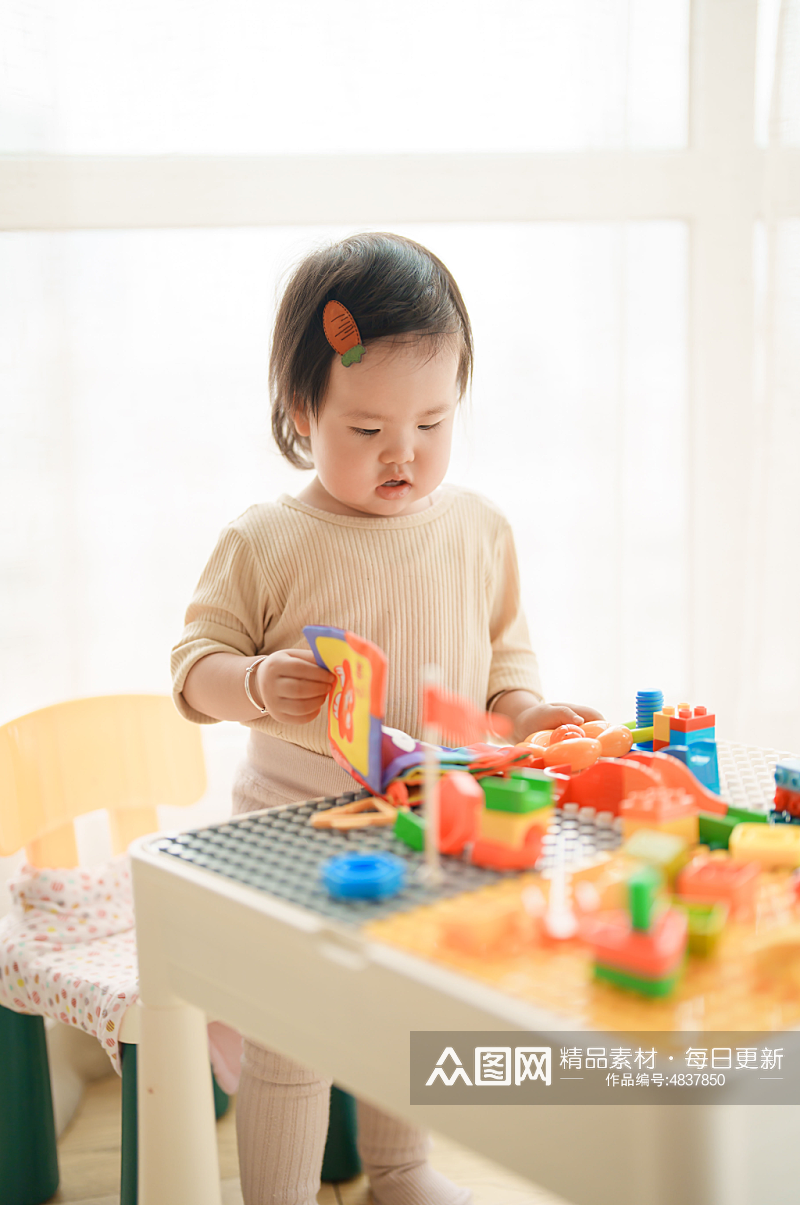 婴幼儿早教摄影图素材