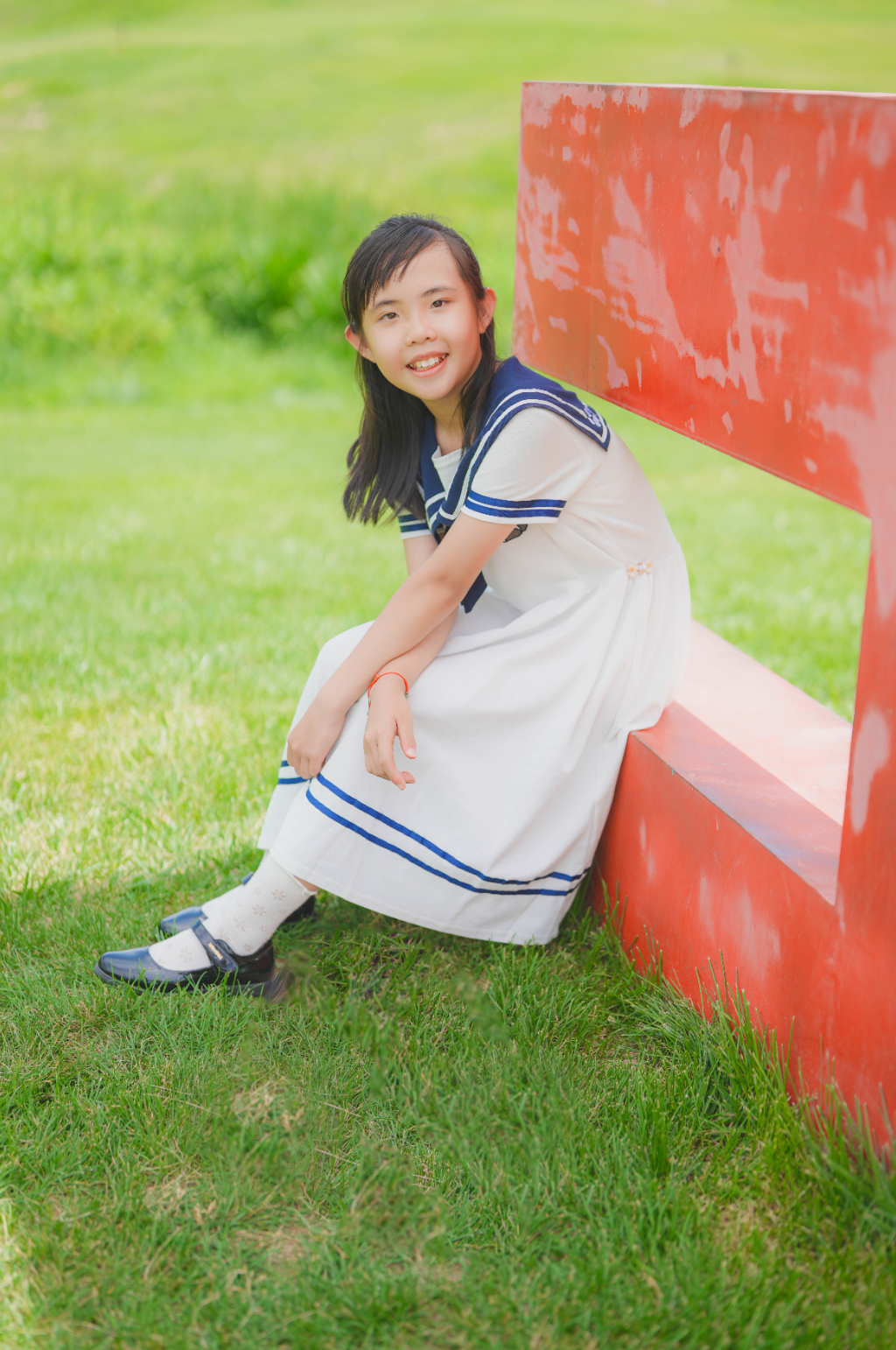 女孩时尚夏日穿搭摄影图素材