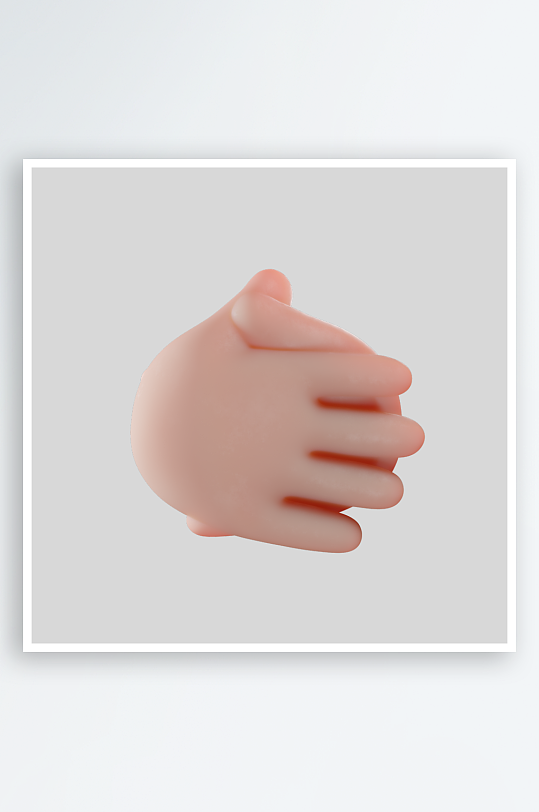 立体卡通手势动作-众图网