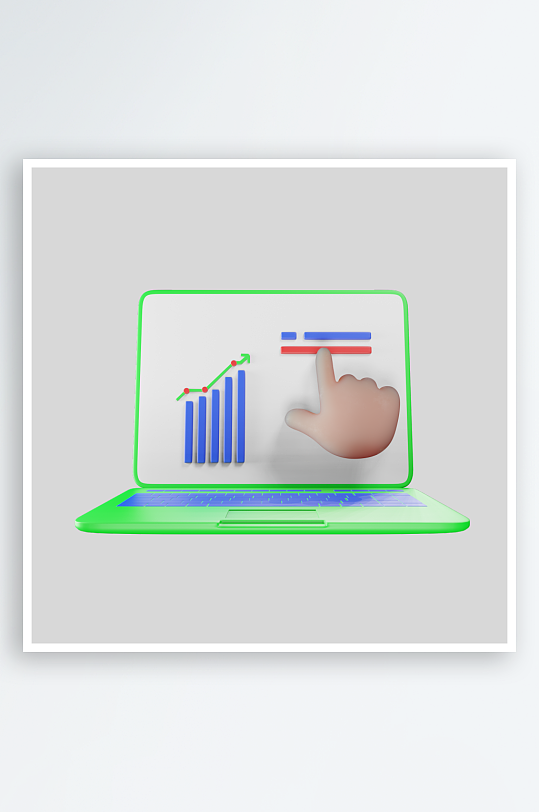 立体卡通手势动作-众图网