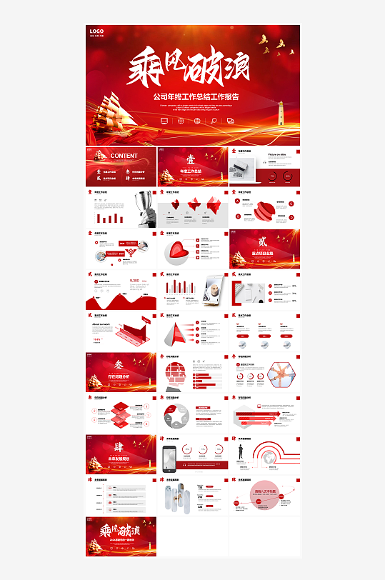 2025工作汇报年终总结ppt-众图网