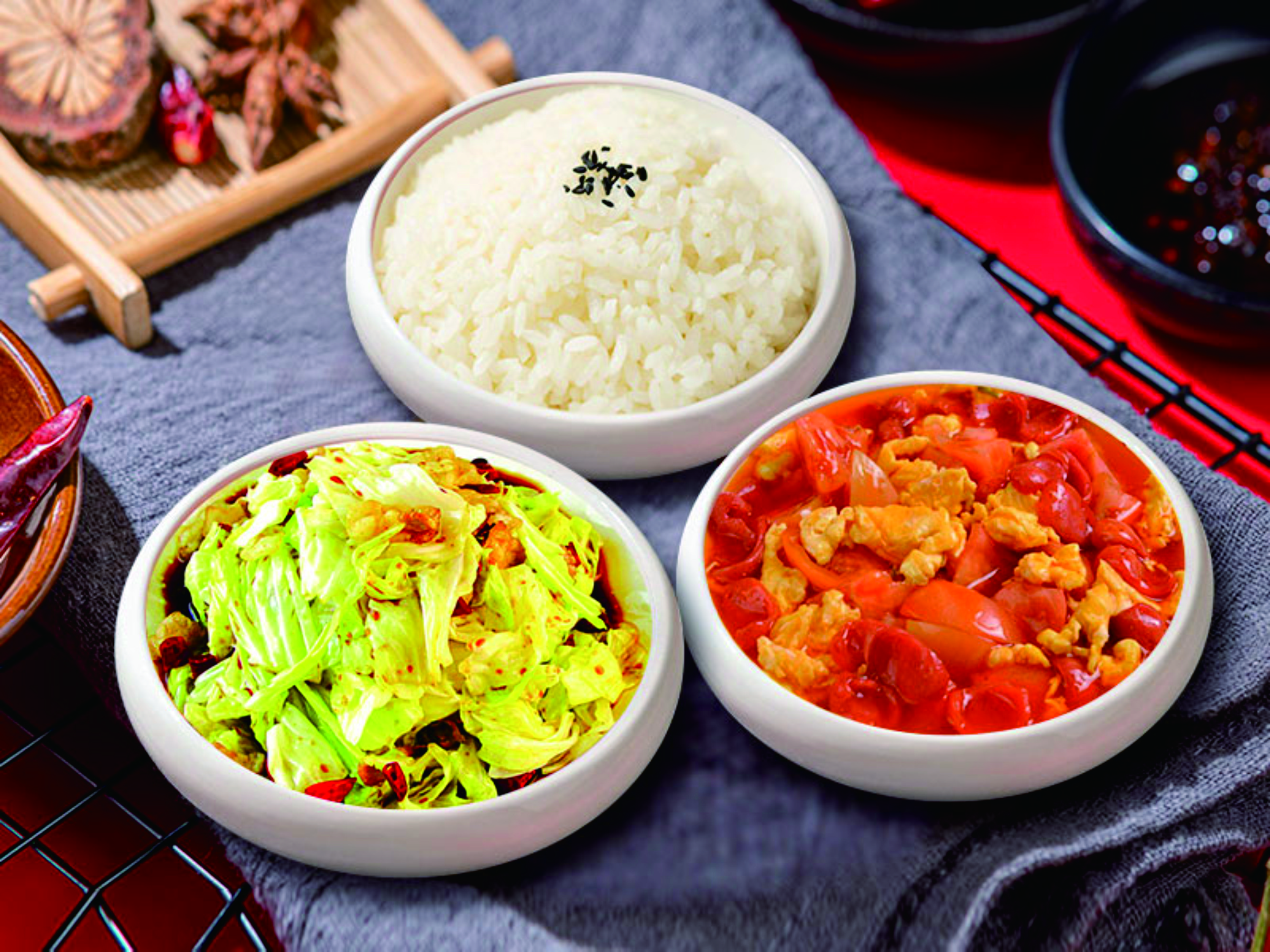小碗菜蒸菜美食高清图素材