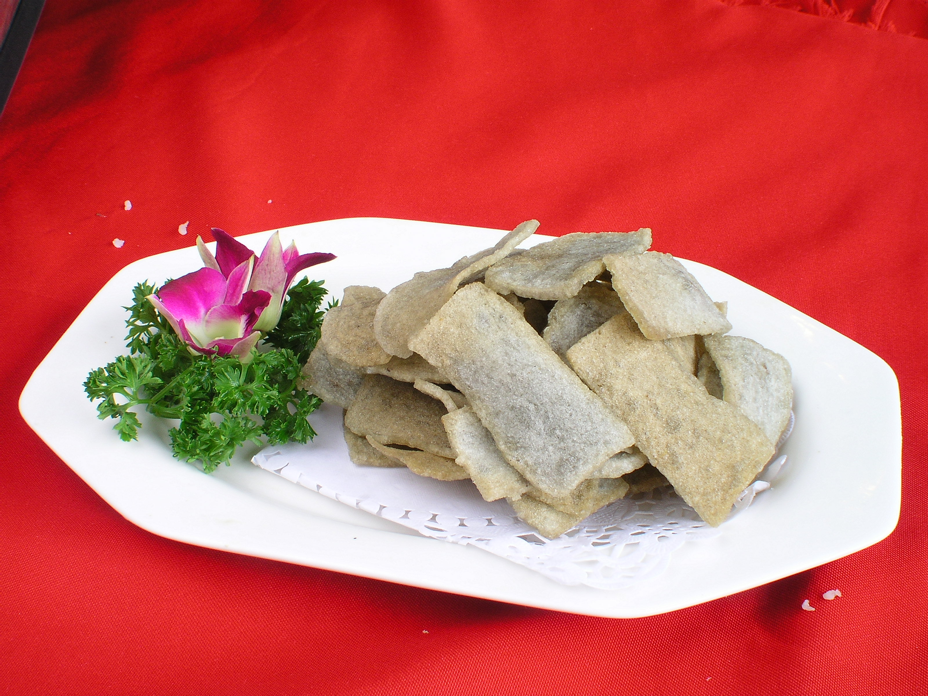 炸灌肠美食高清摄影图素材